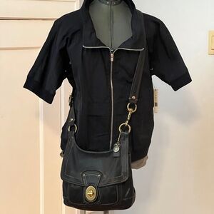 NWT Theory Moleskin Stephe Peacoat S/S Fitted Dbl Zip Notorious Jacket Sz L $435